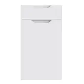 Bella Supermatt White : Style : Integra. MDF Vinyl Wrapped Door/Drawer