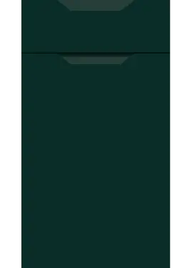 Click Here To Enlarge This Photo Of Bella Supermatt Fir Green : Style : Integra. MDF Vinyl Wrapped Door/Drawer