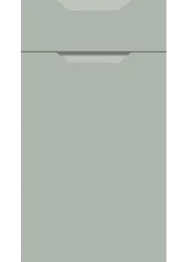 Click Here To Enlarge This Photo Of Bella Matt Pistachio Green : Style : Integra. MDF Vinyl Wrapped Door/Drawer