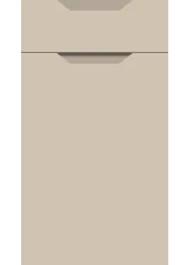 Click Here To Enlarge This Photo Of Bella Supermatt Macademia : Style : Integra. MDF Vinyl Wrapped Door/Drawer