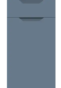 Click Here To Enlarge This Photo Of Bella Supermatt Misty Blue : Style : Integra. MDF Vinyl Wrapped Door/Drawer