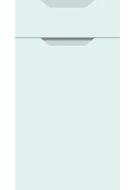 Click Here To Enlarge This Photo Of Bella Supermatt Scandinavian Blue : Style : Integra. MDF Vinyl Wrapped Door/Drawer