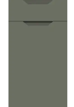 Click Here To Enlarge This Photo Of Bella Supermatt Smoke Green : Style : Integra. MDF Vinyl Wrapped Door/Drawer