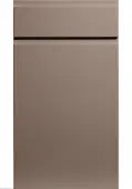 Bella Supermatt Cashmere : Style : Knebworth. MDF Vinyl Wrapped Door/Drawer