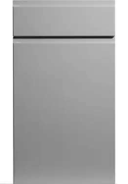 Click Here To Enlarge This Photo Of Bella Matt Dove Grey : Style : Knebworth. MDF Vinyl Wrapped Door/Drawer