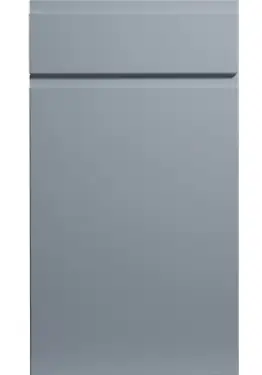 Click Here To Enlarge This Photo Of Bella Supermatt Denim : Style : Knebworth. MDF Vinyl Wrapped Door/Drawer