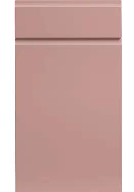 Click Here To Enlarge This Photo Of Bella Supermatt Blush Pink : Style : Knebworth. MDF Vinyl Wrapped Door/Drawer