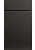 Bella Supermatt Graphite : Style : Knebworth. MDF Vinyl Wrapped Door/Drawer