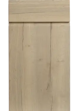 Click Here To Enlarge This Photo Of Bella Halifax Natural Oak : Style : Knebworth. MDF Vinyl Wrapped Door/Drawer