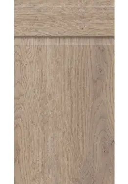 Click Here To Enlarge This Photo Of Bella Cremona Oak Cannolo : Style : Knebworth. MDF Vinyl Wrapped Door/Drawer