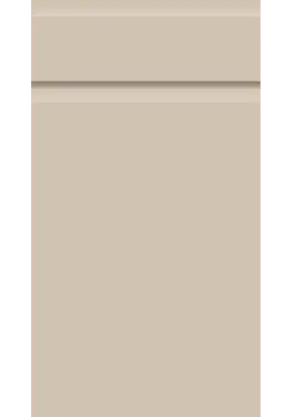 Click Here To Enlarge This Photo Of Bella Supermatt Macademia : Style : Knebworth. MDF Vinyl Wrapped Door/Drawer