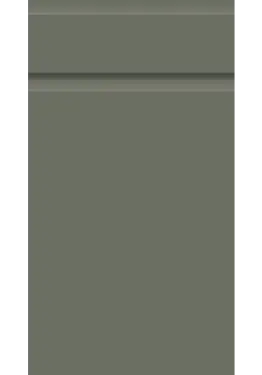 Click Here To Enlarge This Photo Of Bella Supermatt Smoke Green : Style : Knebworth. MDF Vinyl Wrapped Door/Drawer