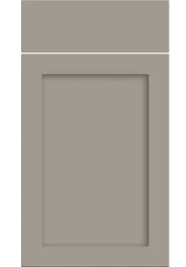 Click Here To Enlarge This Photo Of Bella Matt Stone Grey : Style : Oakham. MDF Vinyl Wrapped Door/Drawer