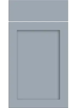 Click Here To Enlarge This Photo Of Bella Supermatt Denim : Style : Oakham. MDF Vinyl Wrapped Door/Drawer