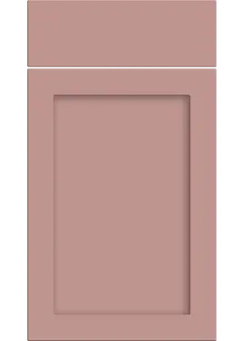 Click Here To Enlarge This Photo Of Bella Supermatt Blush Pink : Style : Oakham. MDF Vinyl Wrapped Door/Drawer