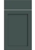 Bella Supermatt Kombu Green : Style : Oakham. MDF Vinyl Wrapped Door/Drawer