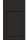 Bella Supermatt Graphite : Style : Oakham. MDF Vinyl Wrapped Door/Drawer