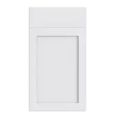 Bella Supermatt White : Style : Oakham. MDF Vinyl Wrapped Door/Drawer