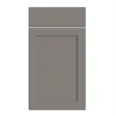 Bella Supermatt Dust Grey : Style : Oakham. MDF Vinyl Wrapped Door/Drawer