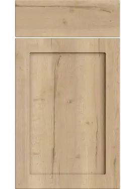 Click Here To Enlarge This Photo Of Bella Halifax Natural Oak : Style : Oakham. MDF Vinyl Wrapped Door/Drawer