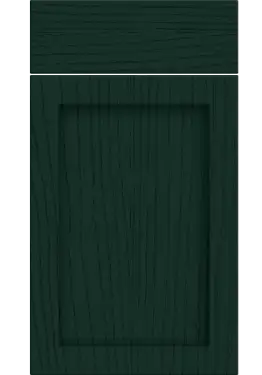 Click Here To Enlarge This Photo Of Bella Paintflow Matt Fir Green : Style : Oakham. MDF Vinyl Wrapped Door/Drawer