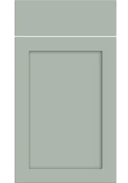Click Here To Enlarge This Photo Of Bella Matt Pistachio Green : Style : Oakham. MDF Vinyl Wrapped Door/Drawer