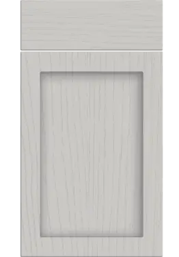 Click Here To Enlarge This Photo Of Bella Paintflow Matt Light Grey : Style : Oakham. MDF Vinyl Wrapped Door/Drawer