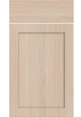 Click Here To Enlarge This Photo Of Bella Light Vicenza Oak : Style : Oakham. MDF Vinyl Wrapped Door/Drawer