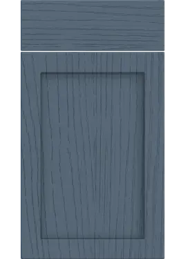 Click Here To Enlarge This Photo Of Bella Paintflow Colonial Blue : Style : Oakham. MDF Vinyl Wrapped Door/Drawer