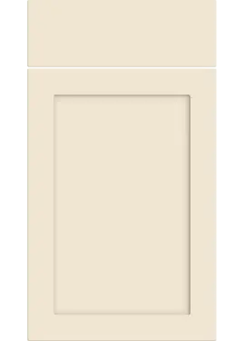 Click Here To Enlarge This Photo Of Bella Supermatt Carat Beige : Style : Oakham. MDF Vinyl Wrapped Door/Drawer