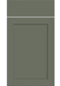 Bella Supermatt Smoke Green : Style : Oakham. MDF Vinyl Wrapped Door/Drawer