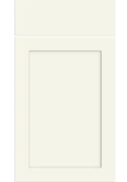 Click Here To Enlarge This Photo Of Bella Supermatt White Grey : Style : Oakham. MDF Vinyl Wrapped Door/Drawer