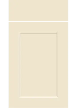 Click Here To Enlarge This Photo Of Bella Ivory : Style : Rowen. MDF Vinyl Wrapped Door/Drawer