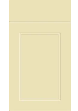 Click Here To Enlarge This Photo Of Bella Vanilla : Style : Rowen. MDF Vinyl Wrapped Door/Drawer