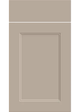 Click Here To Enlarge This Photo Of Bella Supermatt Cashmere : Style : Rowen. MDF Vinyl Wrapped Door/Drawer