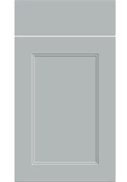 Click Here To Enlarge This Photo Of Bella Matt Dove Grey : Style : Rowen. MDF Vinyl Wrapped Door/Drawer