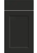Bella Supermatt Graphite : Style : Rowen. MDF Vinyl Wrapped Door/Drawer