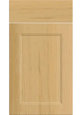Click Here To Enlarge This Photo Of Bella Lissa Oak : Style : Rowen. MDF Vinyl Wrapped Door/Drawer