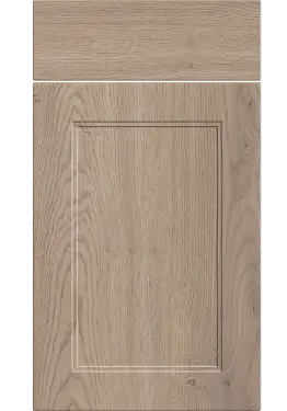 Click Here To Enlarge This Photo Of Bella Cremona Oak Cannolo : Style : Rowen. MDF Vinyl Wrapped Door/Drawer