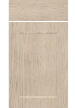 Click Here To Enlarge This Photo Of Bella Cremona Oak Cotta : Style : Rowen. MDF Vinyl Wrapped Door/Drawer