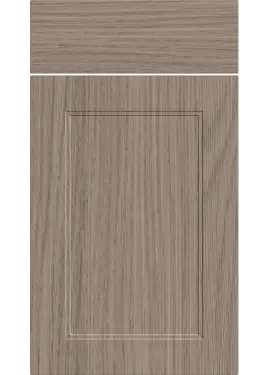 Click Here To Enlarge This Photo Of Bella Grey Vicenza Oak : Style : Rowen. MDF Vinyl Wrapped Door/Drawer