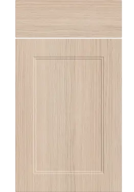 Click Here To Enlarge This Photo Of Bella Light Vicenza Oak : Style : Rowen. MDF Vinyl Wrapped Door/Drawer