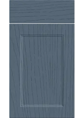 Click Here To Enlarge This Photo Of Bella Paintflow Colonial Blue : Style : Rowen. MDF Vinyl Wrapped Door/Drawer