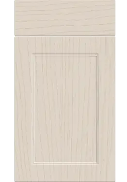Click Here To Enlarge This Photo Of Bella Paintflow Taupe Grey : Style : Rowen. MDF Vinyl Wrapped Door/Drawer