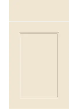 Click Here To Enlarge This Photo Of Bella Supermatt Carat Beige : Style : Rowen. MDF Vinyl Wrapped Door/Drawer