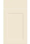 Bella Supermatt Carat Beige : Style : Rowen. MDF Vinyl Wrapped Door/Drawer