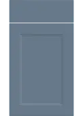 Bella Supermatt Misty Blue : Style : Rowen. MDF Vinyl Wrapped Door/Drawer