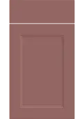 Bella Supermatt Rusty Red : Style : Rowen. MDF Vinyl Wrapped Door/Drawer