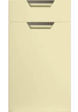 Click Here To Enlarge This Photo Of Bella Vanilla : Style : Segreto. MDF Vinyl Wrapped Door/Drawer