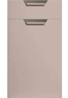 Click Here To Enlarge This Photo Of Bella Supermatt Cashmere : Style : Segreto. MDF Vinyl Wrapped Door/Drawer